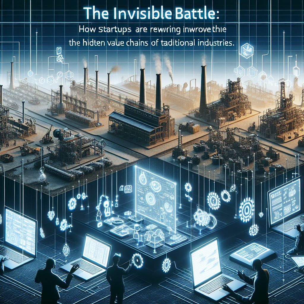 The Invisible Battle: How Startups Are Rewiring the Hidden Value Chains of Traditional Industries