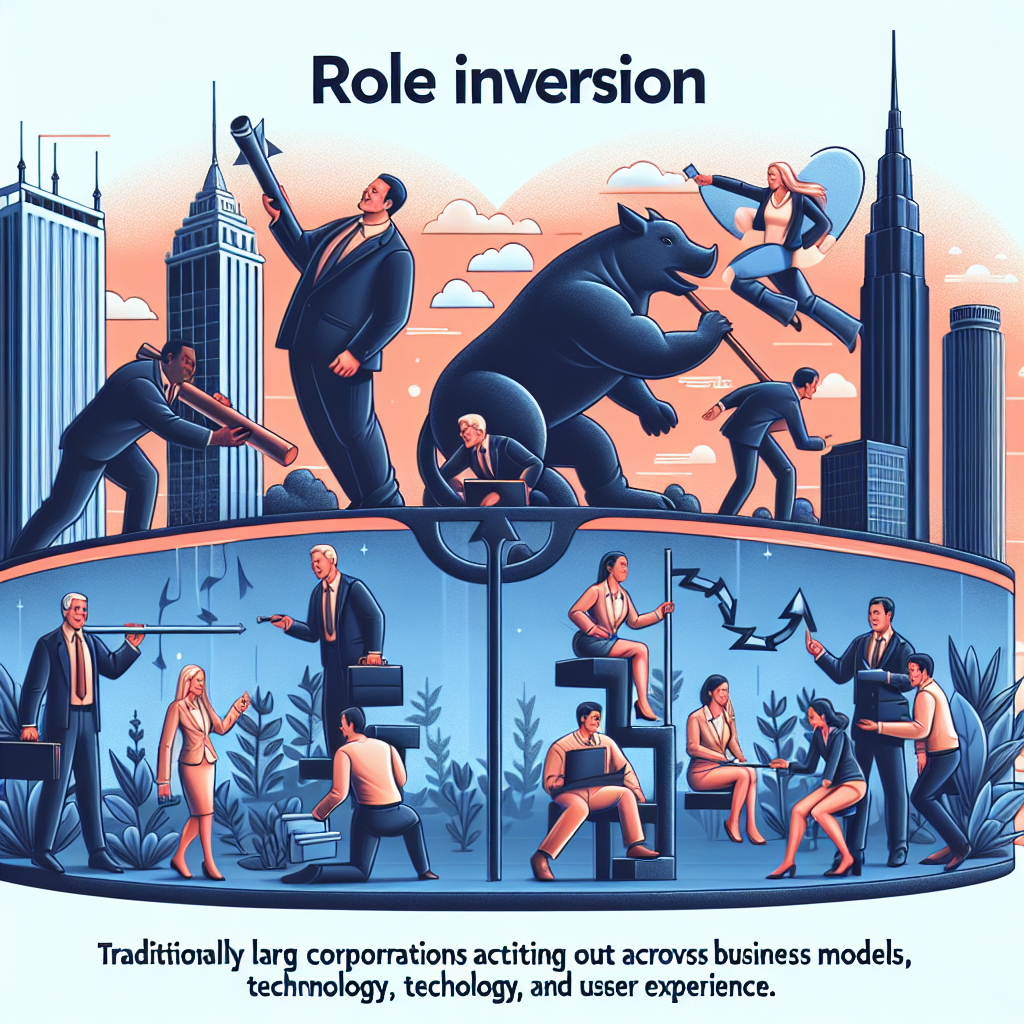When Corporations Act Like Startups (and Startups Become Incumbents): Role Inversion Across Business Models, Technology, and UX