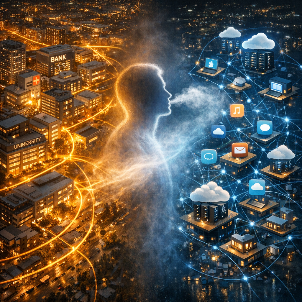 When the Universal Breath Pauses Between Giants and Startups