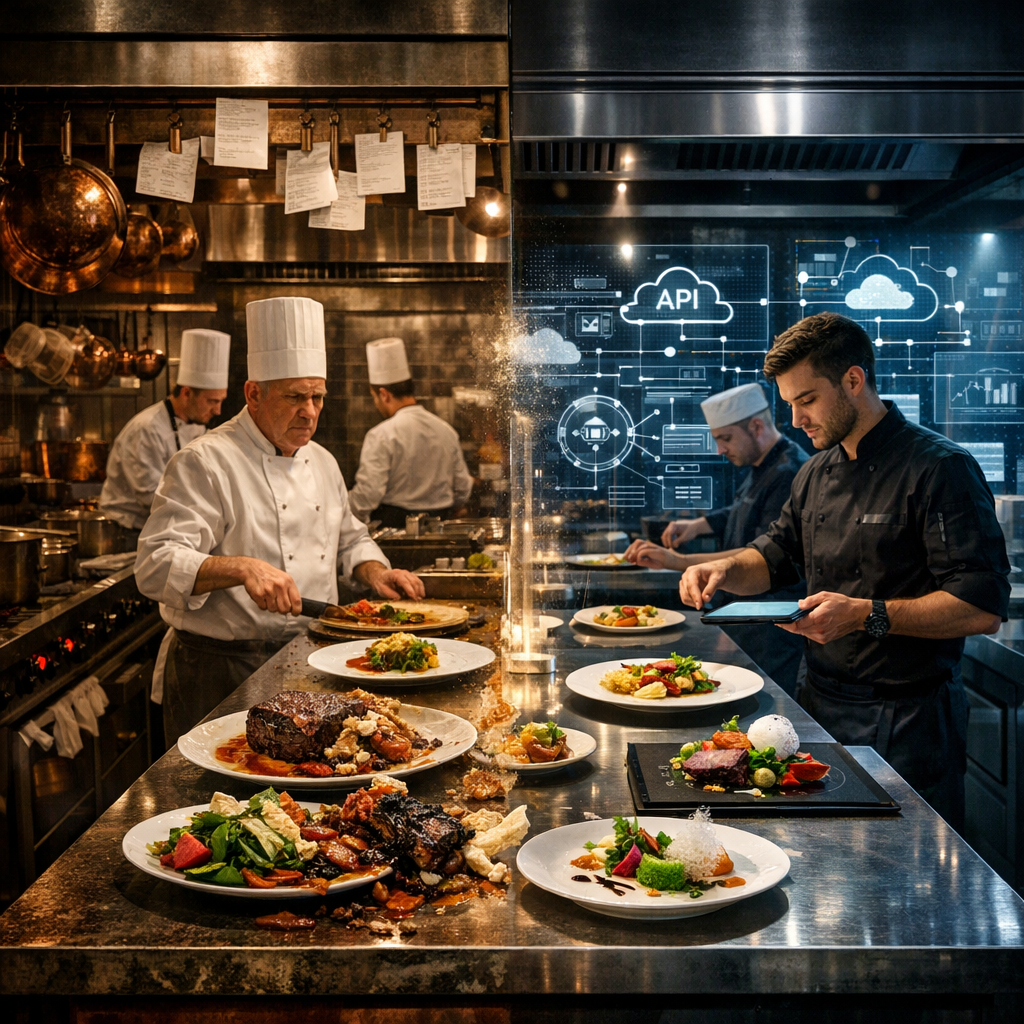 When the Menu Becomes Infinite: Hidden Trade‑Offs Between Giants and Startups in Cooking the Digital Future