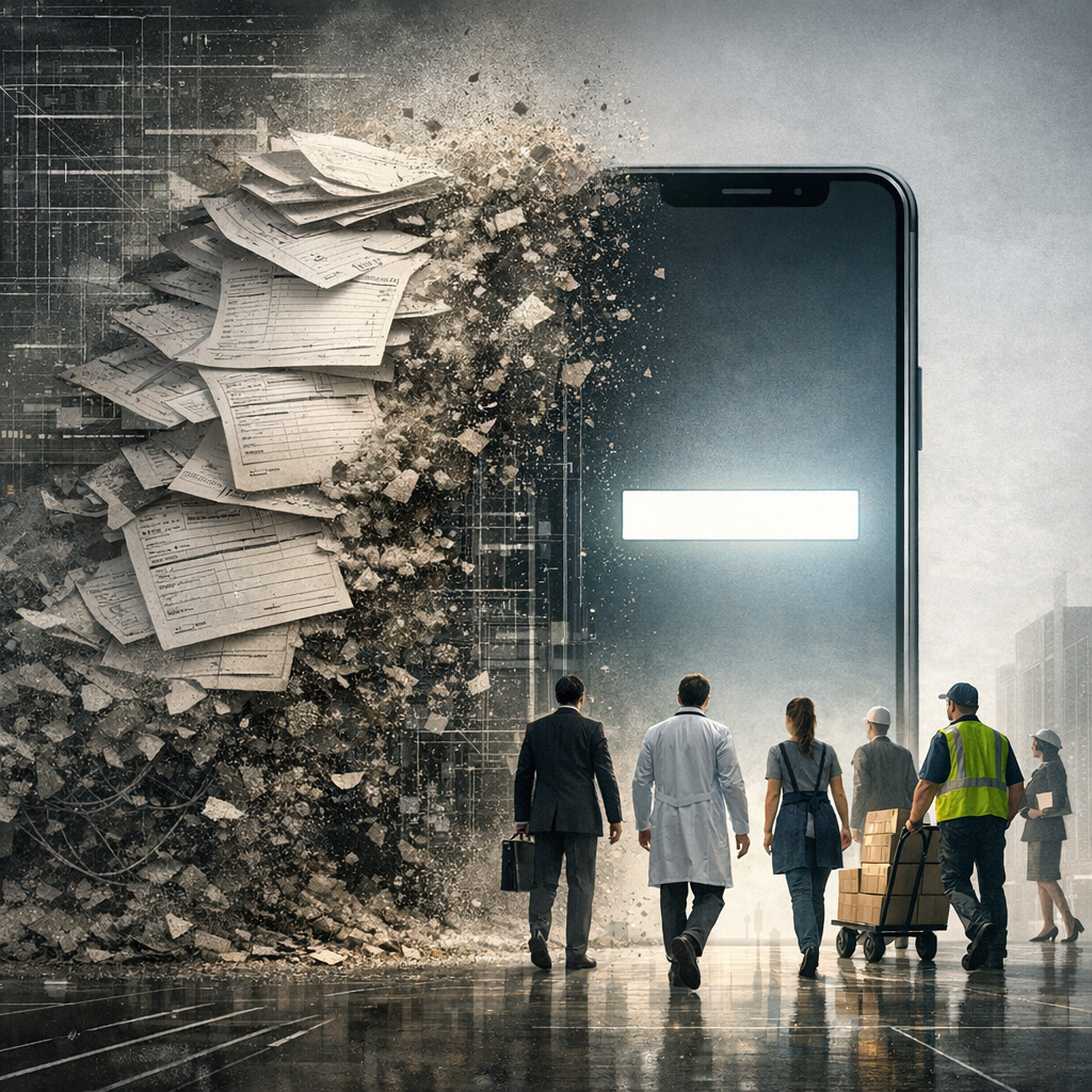 When a single form field decides who wins: giants, startups, and the fake science of digital transformation