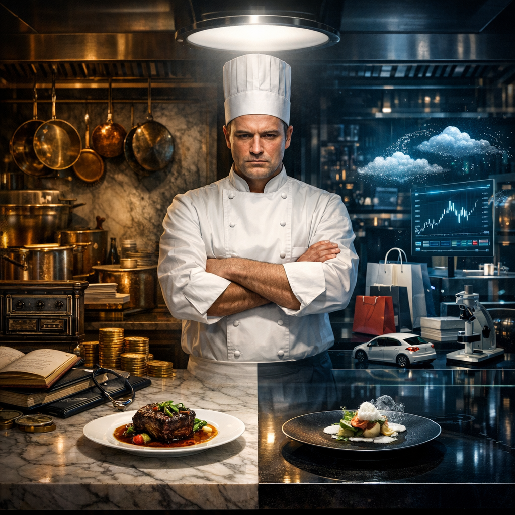 When the Broth Turns Bitter: Letters from a Chef About Startups, Giants, and the Recipes You’re Burning in 2030
